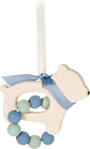 Hallmark Keepsake Christmas Ornament 2024, Baby Girl's First Christmas Rocking Horse 2024, Wood, Baby Shower Gifts in Saudi Arabia