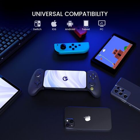 وحدة تحكم الألعاب المحمولة GameSir G8 Galileo Type-C لسلسلة Android وiPhone 15 (USB-C)، لوحة ألعاب التوصيل والتشغيل مع عصا التحكم بتأثير Hall/مشغل Hall، ومقبس صوت 3.5 مم in Saudi Arabia