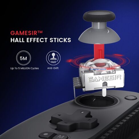 وحدة تحكم الألعاب المحمولة GameSir G8 Galileo Type-C لسلسلة Android وiPhone 15 (USB-C)، لوحة ألعاب التوصيل والتشغيل مع عصا التحكم بتأثير Hall/مشغل Hall، ومقبس صوت 3.5 مم in Saudi Arabia