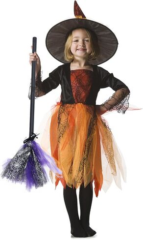 MAGICLULU 1Pc Halloween Witch Broom Plastic Witch Broomstick for Halloween in Saudi Arabia