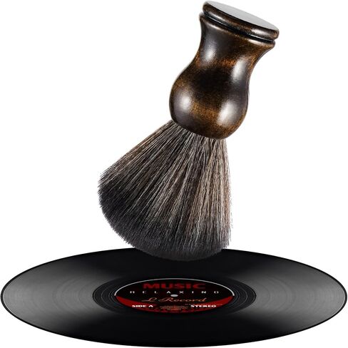 NiHome Vinyl Record Cleaning Brush, Anti-Static Soft LP Record Cleaner, Vinyl Dust Remover Brush with Ultra-Fine Fiber Bristles, Safe for Vinyl LP CD Album Care, Retro Design with Beech Wood Handle in Saudi Arabia