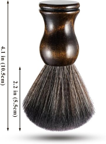 NiHome Vinyl Record Cleaning Brush, Anti-Static Soft LP Record Cleaner, Vinyl Dust Remover Brush with Ultra-Fine Fiber Bristles, Safe for Vinyl LP CD Album Care, Retro Design with Beech Wood Handle in Saudi Arabia