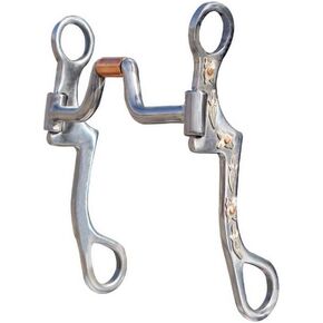 Professionals Choice Bob Avila Byron Shank Collection Swivel Port Bit Silver