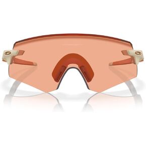 Oakley OO9472F Encoder Low Bridge Fit Rectangular Sunglasses, Matte Sand/Prizm Berry, 39 mm