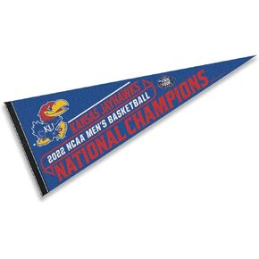 WinCraft Kansas KU Jayhawks Pennant 2022 Basketball National Champions Banner