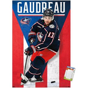 Trends International NHL Columbus Blue Jackets - Johnny Gaudreau 23 Wall Poster