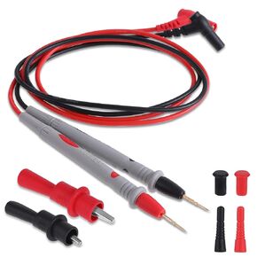 1000v 10a Multimeter Test Leads and Alligator Clips, Measuring Probes Pen, Multimeter Replacement Leads for Multimeter Accessories, Multimeter Tester Wire Tips, Test Extension