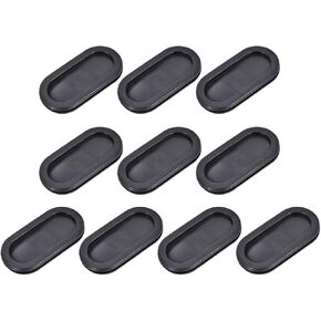 uxcell Wire Protector Oil Resistant Armature Oval Rubber Grommets 30x70mm Mounting Dia 10Pcs
