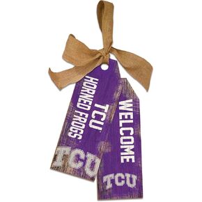 NCAA TCU Horned Frogs Unisex TCU Team Tags, Team Color, 12 inch