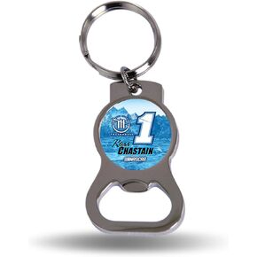 Ross Chastain No.1 2024 Team Logo NASCAR Metal Bottle Opener W/Key Ring–Lightweight but Durable to Last–Ideal for Parties, Tailgating, Beach or Pool–Great Pocket Size Gift for Dad, Mom or Any Fan