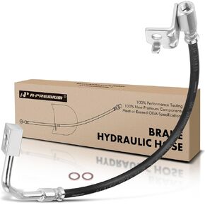 A-Premium Front Driver Brake Hydraulic Hose Compatible with Select Ford and Lincoln Models - Expedition 2002-2006, Navigator 2002-2006 - Replace# 2L1Z2078BA