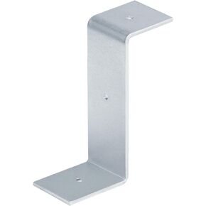 10 قطع من دعامات مشبك Z عالية 5-3/8 بوصة، دعامة زاوية مزدوجة للحجب المسطح الآمن 2x6 بين الروافع أو الدعامات لدعم الغلاف، العرض 1-1/2 بوصة، السمك 2.8 مم (12 جا) in Kuwait