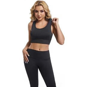 Asplresolar Women's Breathable Quick-Dry High Gathered Support Sports Bras Running Workout Bras