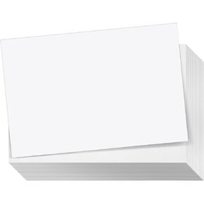 Sustainable Greetings 200 Sheets 5x7 110 lb/300 GSM Cover Thick Cardstock - Blank Heavyweight Wedding Invitation Paper for Printing (White)