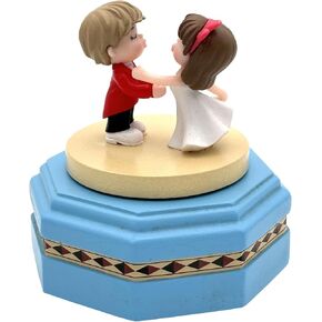 Pursuestar You are My Sunshine Music Box Dancing With You، هدايا موسيقية دوارة من الخشب الأزرق لمحبي النساء والفتيات والصديقة والزوجة والزوج وعيد الحب والزفاف in Kuwait