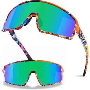 Kids Sunglasses for Boys Girls,Youth Baseball Sunglasses Softball Sun Glasses UV400,Cycling Glasses Running Sunglasses