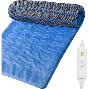 Jade Stone Heating Pad for Back Pain Relief, Weighted Heating Pad with Auto-Off, 12 Heat Settings, 12" x 24" - YS1