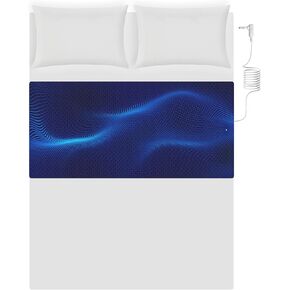 Grounding Mat for Bed, Grounding Pad for Sleep, Energy, Wellness, Enhance Sleep Quality & Wellness with Anti-Slip PU Leather, with Grounding Cord, 27x76Inches