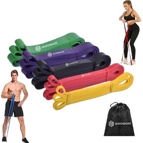 Resistance Bands - Pull Up Assistance Bands - Pull Up Bands - Exercise Bands Resistance Bands Set of 5 - Workout Bands for Working Out, Stretching, Physical Therapy, Muscle Training