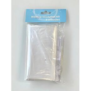 Indoor Crystal Clear Shrink Film Home Insulator Window Kit (1 Patio Door (84'' X 110'' 0.75 MIL))