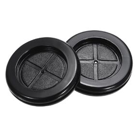 uxcell Rubber Grommet Round Double-Sided Mount Dia 40 mm ID 35 mm for Wire Protection 8pcs