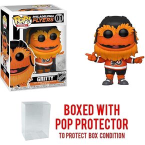 Pop Sports NHL Mascots Philadelphia Flyers Gritty Vinyl Figure #01 (Bundled with a Compatible Protector to Protect Display Box)