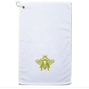 Style In Print Golf Towel Flying Queen Bee Cotton Bag Accessories
