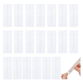 NICENEEDED 200 Pcs Taper Candle Holder Candle Grips, Candle Adhesive Candle Grips, Adhesive Dots Small Candle Accessories Candle Adhesive Holder Taper Candle Inserts for Candle Holder