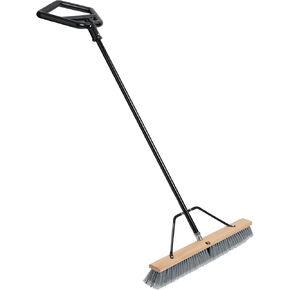 EASY BACK - 24 in. Ergonomic Push Broom, Indoor & Outdoor