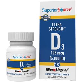 Superior Source Vitamin D3 Extra Strength 5,000 IU 100