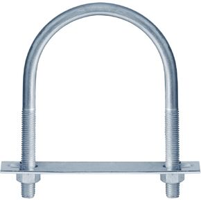 6 قطع مشبك على شكل حرف U، العرض الداخلي: 114.3 ملم يقبل لأنبوب OD 4-1/2 بوصة، جهاز تثبيت مشبك على شكل حرف U مع صامولة ولوحة وغسالة in Kuwait