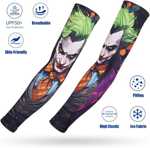 M-YOUNG UV Sun Sleeves for Men & Women Compression, Cooling Arm Sleeve with UPF 50 Protection Golf,Unique Tattoo Sleeve Gift in Saudi Arabia