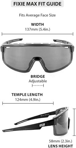 Optic Nerve FixieMax Sunglasses Polarized Shield for Men/Women in Saudi Arabia