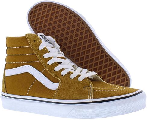 Vans Sk8-Hi Unisex Shoes Size 8, Color: Theory Goldern Brown in Saudi Arabia
