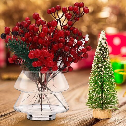 Sliner 9.06 x 5.12 Inch 30oz Christmas Tree Candy Jars Glass Cookie Jars with Lids Lovely Christmas Tree Jar Clear Bowl Food Storage Container for Xmas Festival Holiday Party Gift Table Decoration in Saudi Arabia