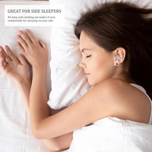 48 قطعة سدادات أذن سيليكون قابلة لإعادة الاستخدام وقابلة للتشكيل وعازلة للضوضاء سدادات أذن ناعمة تحجب الصوت للنوم والطائرات والسباحة والحفلات الموسيقية والسفر in Kuwait