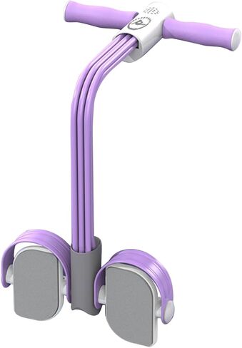 Multifunctional Pedal Puller Resistance Rope Multifunction Tension Rope Elastic Sit Up Equipment with 6-Tube Rope Abdominal and LegTrainer Yoga Tension Rope for Abdomen, Waist in Kuwait