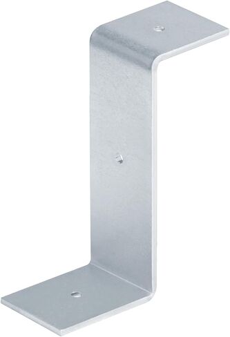 10 قطع من دعامات مشبك Z عالية 5-3/8 بوصة، دعامة زاوية مزدوجة للحجب المسطح الآمن 2x6 بين الروافع أو الدعامات لدعم الغلاف، العرض 1-1/2 بوصة، السمك 2.8 مم (12 جا) in Kuwait