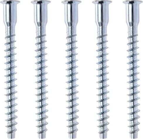 100PCS M7x70mm Hex Socket Countersunk Head Self Tapping Connecting Screws Allen Flat Head Furniture Confirmat Screws Carbon Steel Zinc Plated in Saudi Arabia
