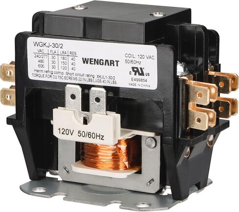 موصل HVAC، ثنائي القطب 30 أمبير، 120 فولت تيار متردد مناسب لأنظمة تكييف الهواء والتبريد in Kuwait