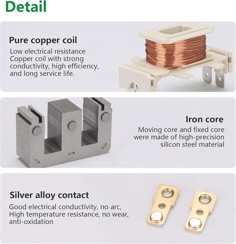 موصل HVAC، ثنائي القطب 30 أمبير، 120 فولت تيار متردد مناسب لأنظمة تكييف الهواء والتبريد in Kuwait