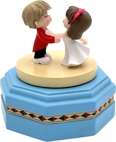 Pursuestar You are My Sunshine Music Box Dancing With You، هدايا موسيقية دوارة من الخشب الأزرق لمحبي النساء والفتيات والصديقة والزوجة والزوج وعيد الحب والزفاف in Kuwait