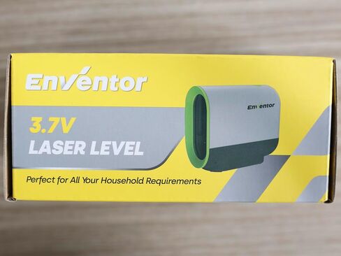 ENVENTOR Green Laser Level, 164FT USB Rechargeable Li-ion Battery 360° Self Leveling Laser Level for Wall Picture Hanging, Waterproof Cross Line Laser Tool Outdoor with Pulse Mode, Magnetic Base in Saudi Arabia