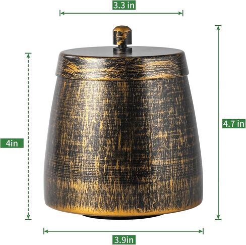 Ashtray with Lid for Cigarette - Iron Outdoor Ash Tray Sets, Ashtrays for Cigarettes Outdoor, Windproof Smokeless Ashtray for Home Office Outdoor Balcony（Medium） in Saudi Arabia