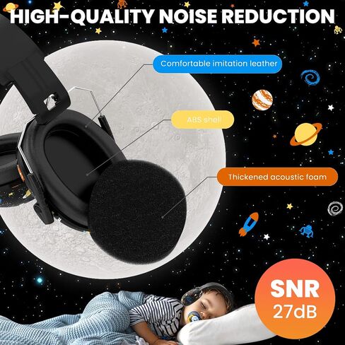 RIIKUNTEK Kids Ear Protection, SNR 27dB Noise Cancelling Headphones for Kids, Autism and Teens in Saudi Arabia