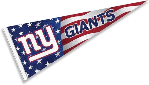 WinCraft New York Giants Nation USA Americana Stars and Stripes Pennant Banner Flag in Saudi Arabia