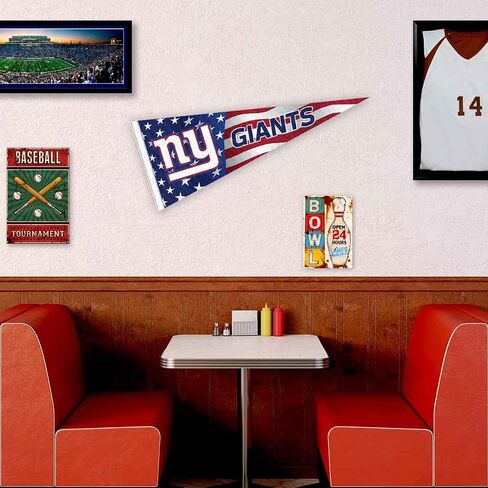WinCraft New York Giants Nation USA Americana Stars and Stripes Pennant Banner Flag in Saudi Arabia