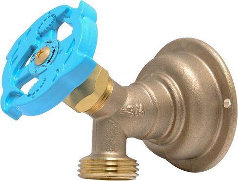 SharkBite 1/2 x 3/4 Inch MHT 90 Degree Hose Bibb, Multi Turn, Push To Connect Brass Plumbing Fitting, PEX Pipe, Copper, CPVC, PE-RT, HDPE, 24626LF in Saudi Arabia