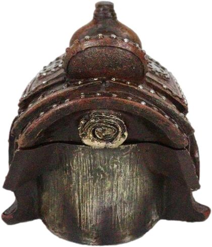 Ebros Gift Rustic Western Faux Tooled Leather Rustic Western Cowboy Lone Star Horse Saddle with Silver Studs Decorative Jewelry Trinket Box Figurine Accent in Saudi Arabia