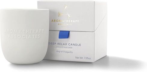 Aromatherapy Associates Deep Relax Candle. Hand Poured Vegan Wax for Sleep and Tranquility. Crafted with Vetivert and Chamomile Essential Oils. 40 Hour Burn Time (7.05 oz) in Saudi Arabia